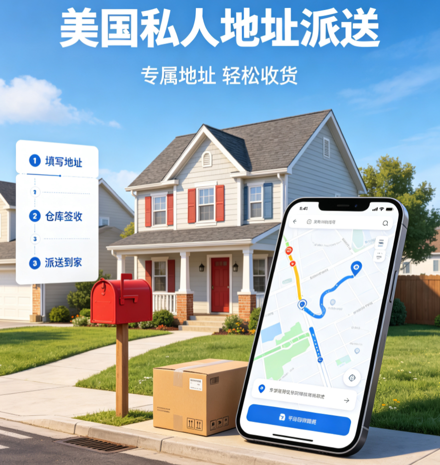 美国私人地址派送 美国私人地址派送