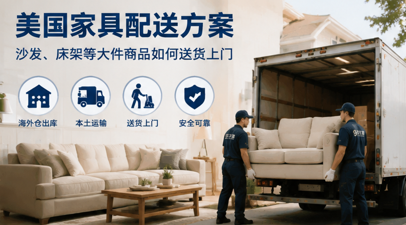 美国家具配送方案：沙发、床架等大件商品如何送货上门